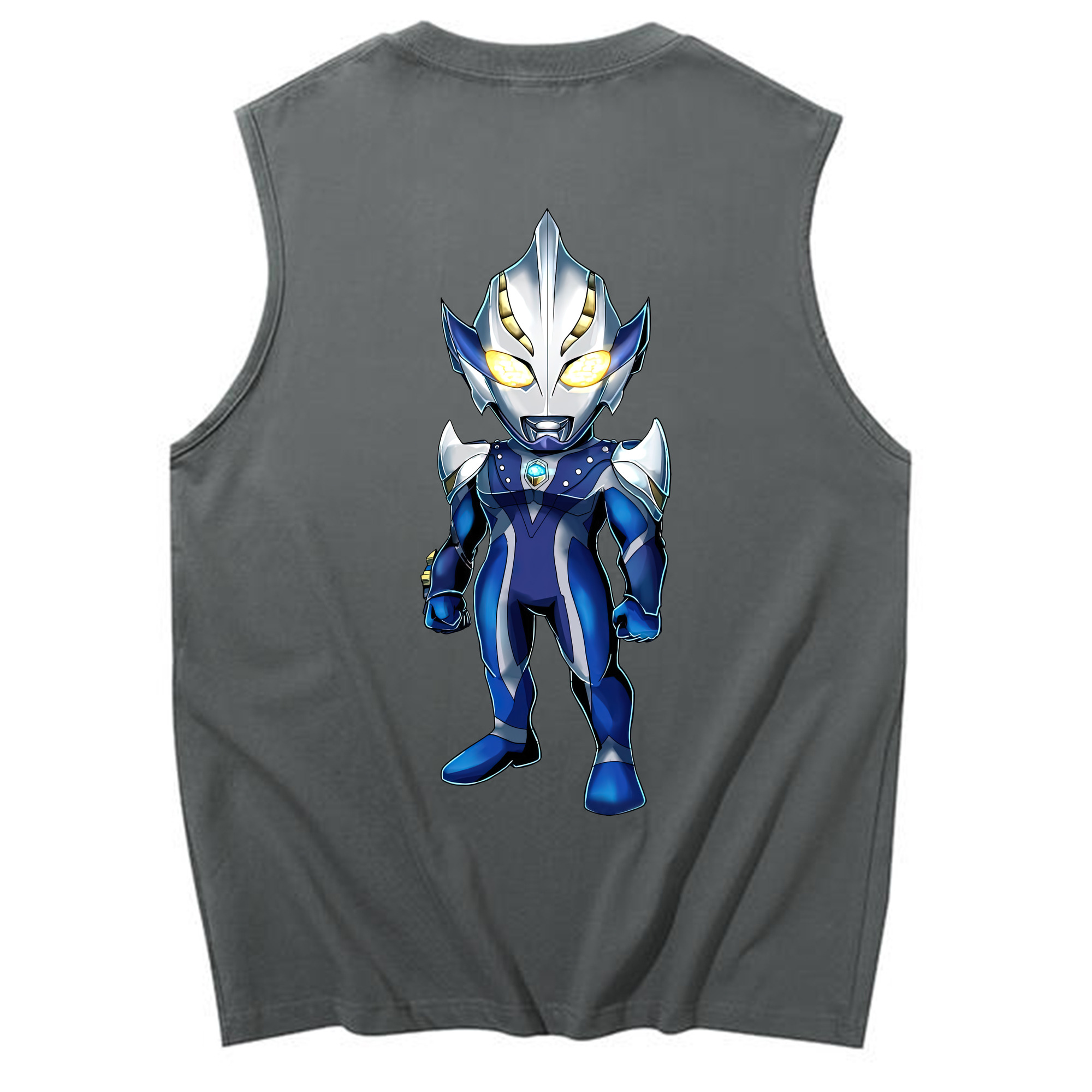 （画像用） ウルトラマン Ultraman コットン100％タンクトップ（背面プリント）